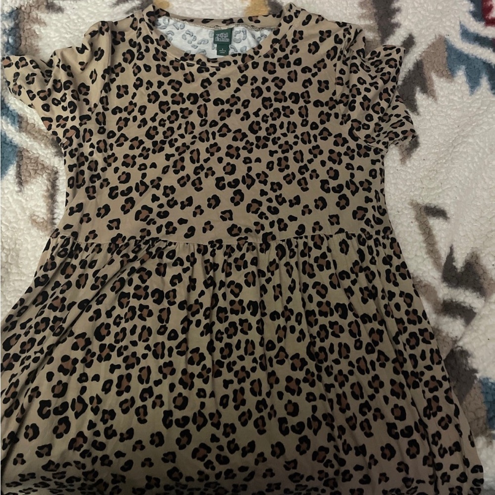 Wild fable Cheetah babydoll dress S